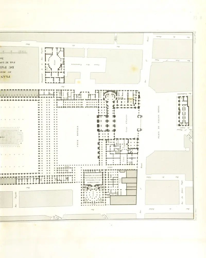 Histoire du Palais Royal. [By P. F. L. Fontaine. With plates.]