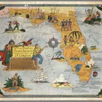 Ye True Chart of Pirate Treasure Lost or Hidden In the Land & Waters of Florida.