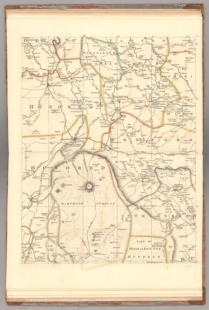 6. A map of the county of Devon : with the city and county of Exeter, delineated from an actual survey ...