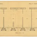 Universität Zürich (Chemisches Institut) und Kantonsschule Zürich, Neubau Rämistrasse 76: Bodenkanäle: Räume Nr. 45-50; Grundriss