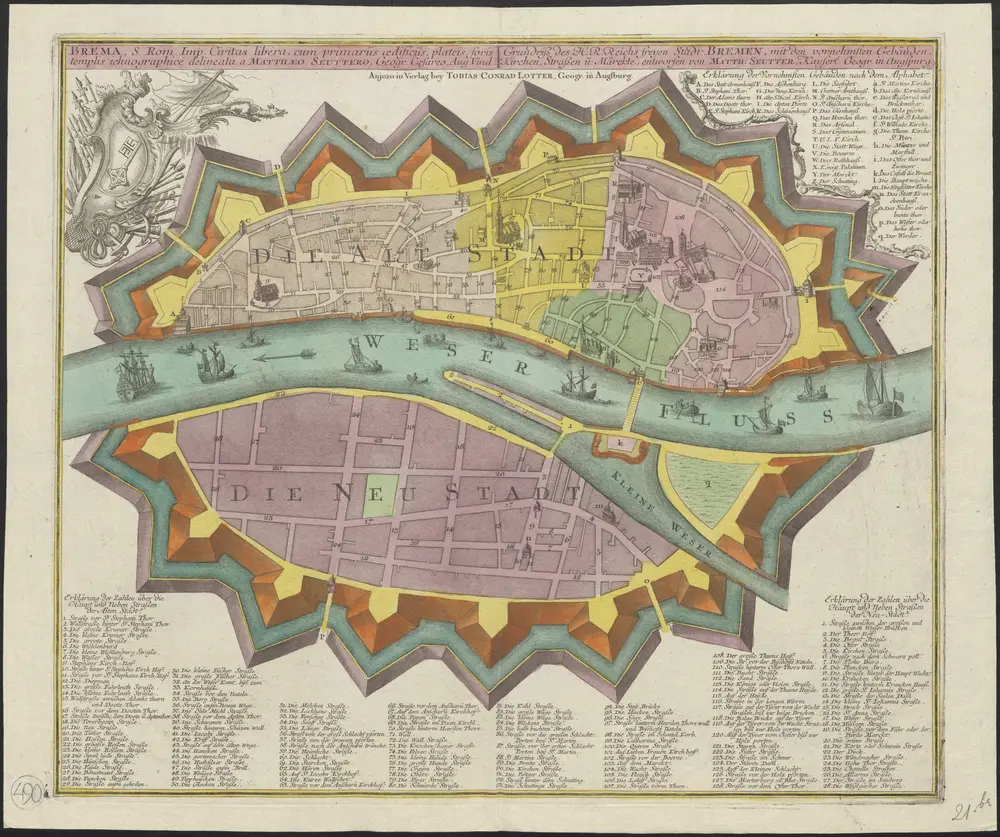 Brema S. Rom. Imp. Civitas libera, cum primariis aedificiis, plateis, foris templis