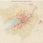 Übersichtsplan der Stadt Zürich