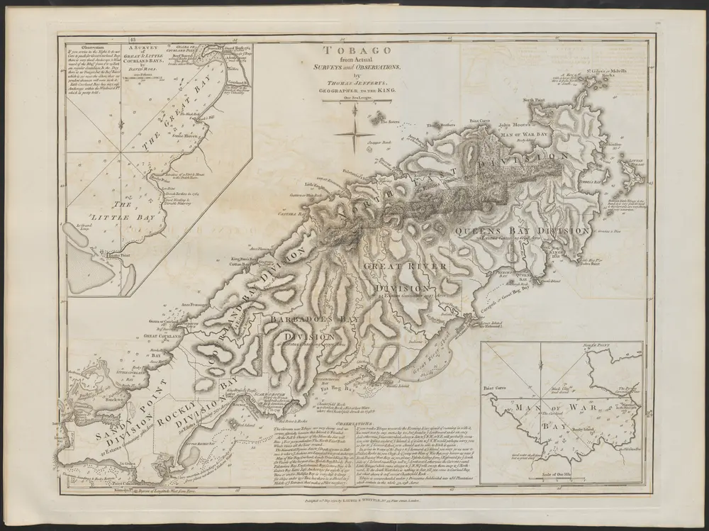 A survey of Great & Little Courland Bays / David Ross [inset]