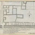 The Ichonography of ye Lord Burghleys Hospital, as it stood Anno 1597 ;