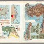 Asia.  Medio Oriente.  Turchia Siria Palestina.