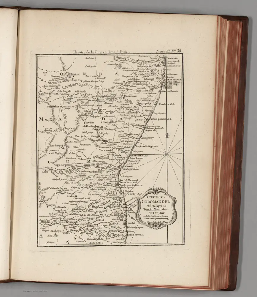 Coste de Coromandel et les pays de Tonda, Mandalum et Tanjaor