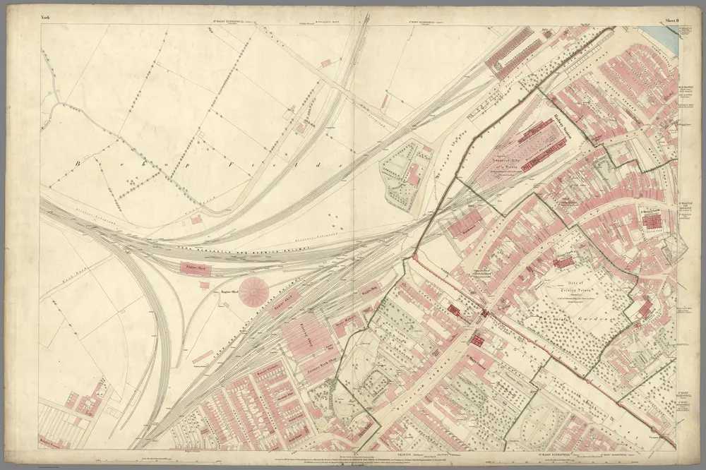 Sheet 11: Plan of York, 1852