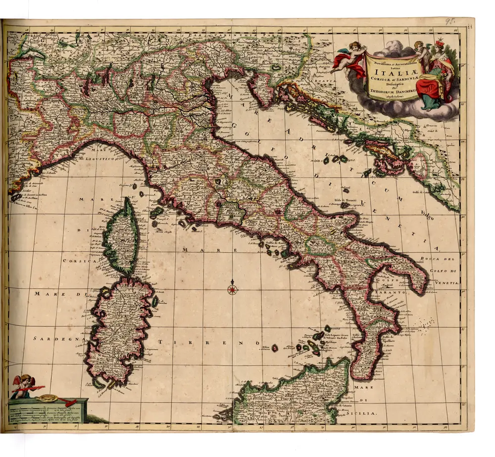 Novissima et Accuratissima totius ITALIAE CORSICAE et SARDINIAE descriptio