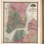 New Map of the City of New York with Brooklyn & Part of Williamsburg