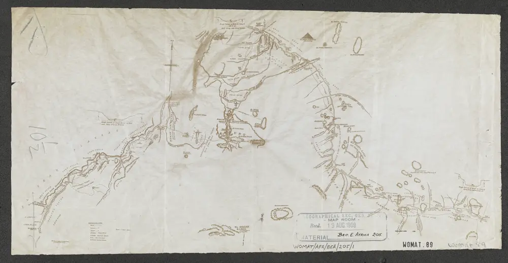 'Mount Kenia, Compass Survey North of'