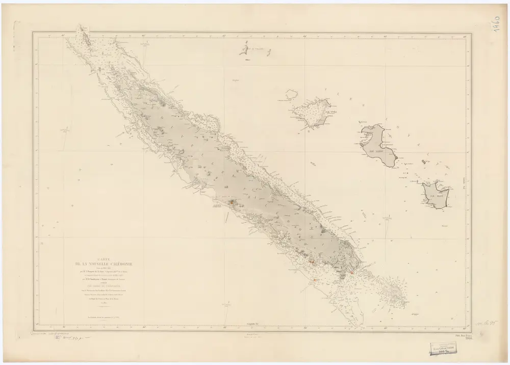 Carte de la nouvelle Calédonie