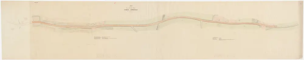 Unterstrasse, Wipkingen: Strassenkorrektion von Drahtschmidli bis zur Wipkingerbrücke; Situationsplan (Blatt II)