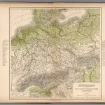 Germany:  Topography and Hydrography.