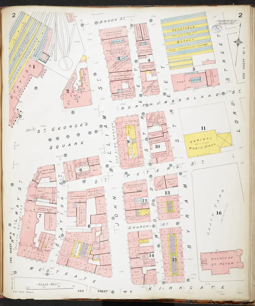 Insurance Plan of Huddersfield: sheet 2