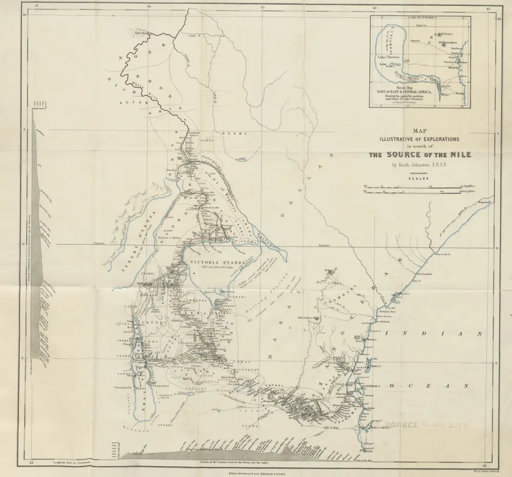 Lake Victoria; a narrative of explorations in search of the source of the Nile. Compiled from the Memoirs of Captains Speke and Grant, by G. C. Swayne. [With illustrations and map.]