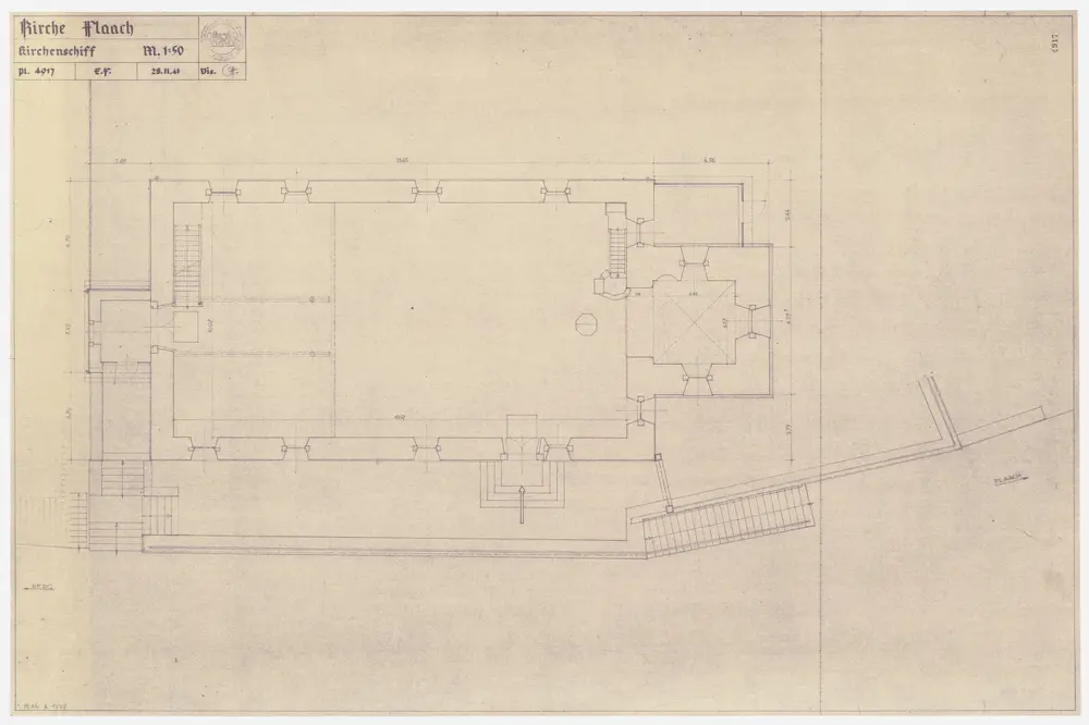 Flaach: Kirche; Grundriss