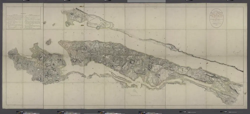 Facsimile of the unpublished British head quarters coloured manuscript map of New York & environs / reproduced from the original drawing in the War Office, London.