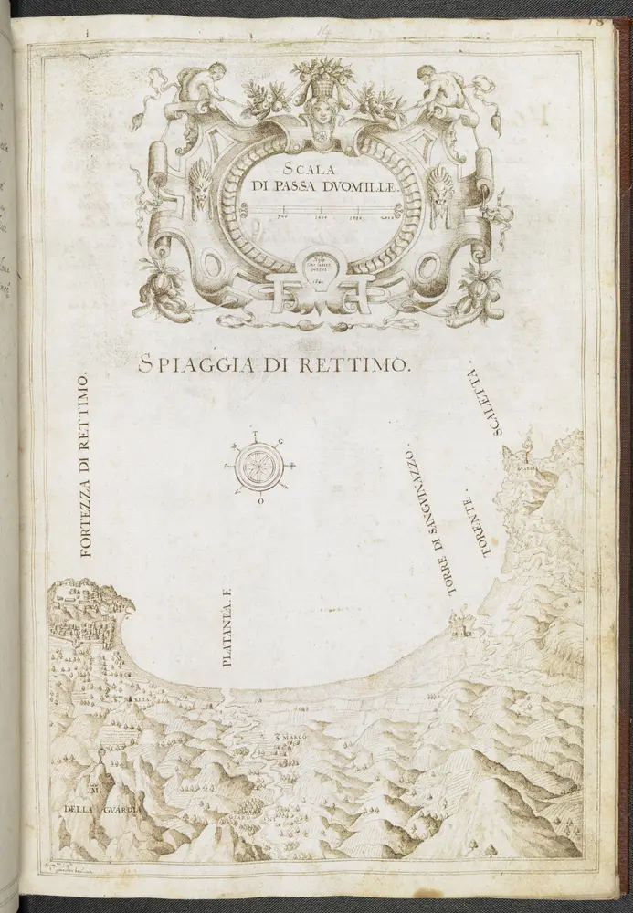 [Untitled manuscript atlas of Crete by Francesco Basilicata in 1612].