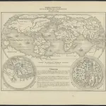 [Historisch-geographischer Atlas zu den allgemeinen Geschichtswerken von C. v. Rotteck, Pölitz u. Becker] : Erdansichten nach den im Mittelalter herrschenden Systemen