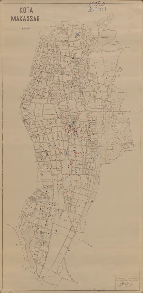 Kota Makassar / [oleh] Insinjur Pekerdjaan Kota J.T.M. Droog ; [dikerdjakan pada Mei-Agustus 1969 oleh Assisten Research A. Suhandi]