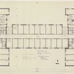 Zürich: Kantonsspital, Schwesternhaus an der Vogelsang-, Spyri- und Landoltstrasse: 2. und 3. Stock; Grundriss