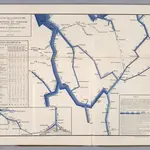 Tonnage des Voies Navigables en 1889.  Repartition du Tonnage ... II. Region du Centre et de L'Est.