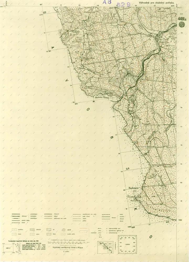 III. vojenské mapování 4451/4