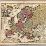 Europae in Tabula Geographica Delineatio