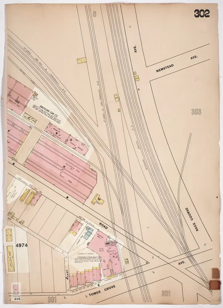 A. Whipple & Co.'s insurance map of St. Louis, Mo