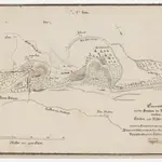 Altikon, Uesslingen TG, Niederneunforn TG, Thalheim an der Thur (damals Dorlikon): Thur mit den drei Wuhren, die von Bürgern des Hofes Feldi im Juni 1802 mit Hilfe der Gemeinde Altikon erstellt wurden; Grundriss