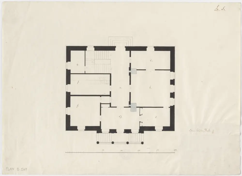 Wädenswil: Neues Schloss; Grundriss (L. I)