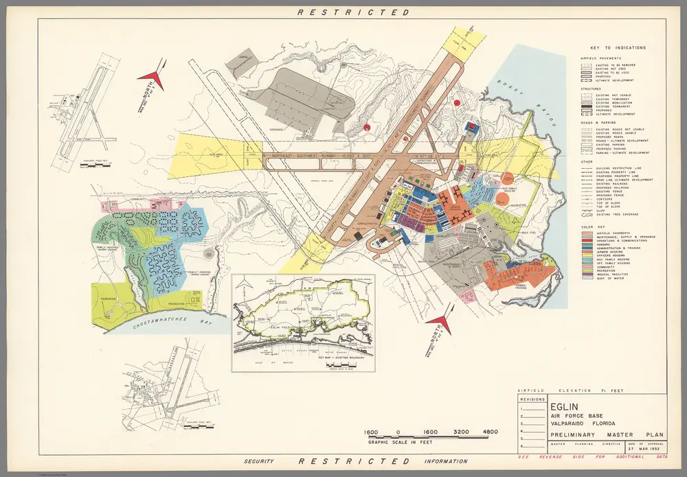 Eglin Air Force Base : Valparaiso Florida : Preliminary master plan