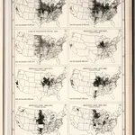 Plate 145.  Agriculture.  Improved Land, 1910 - 1900.