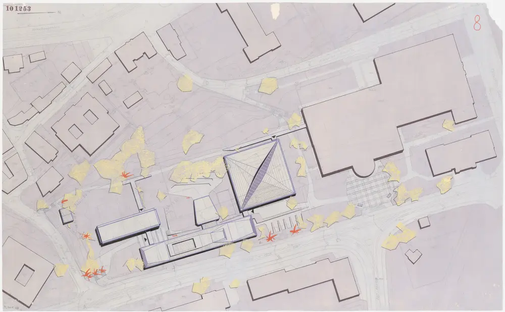 Zürich: Physikgebäude der Universität; Projekt 101253; Situationsplan