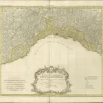 mapa z atlasu "Atlas compendiarius quinquaginta tabularum geographicarum Homannianarum :"