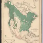 Position of the Forest, Prairie and Treeless Regions of North America