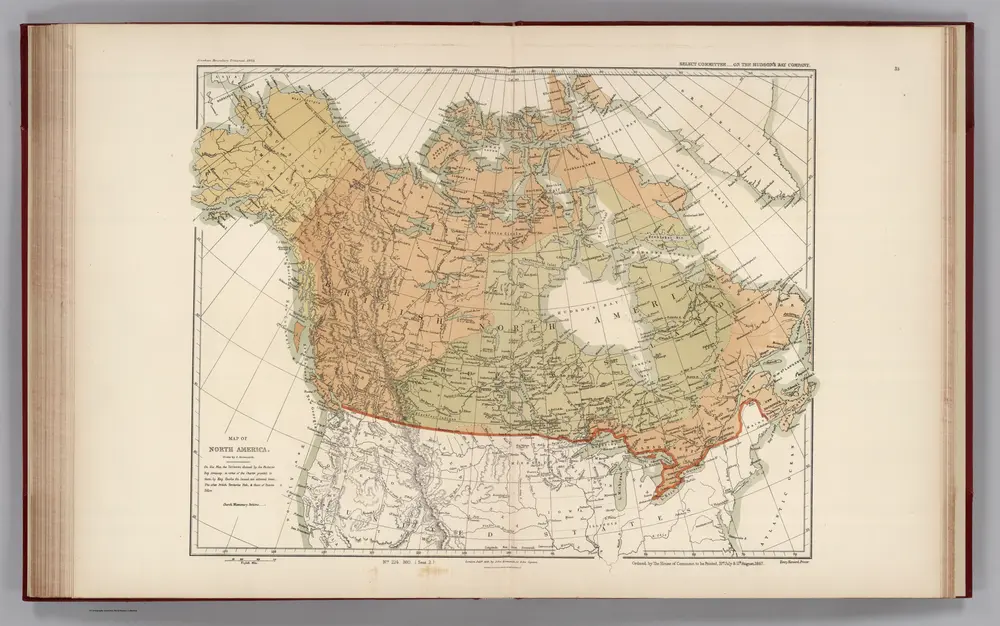 Facsimile:  Arrowsmith's North America.