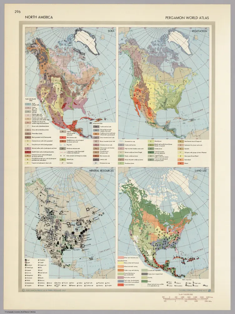 North America.  Pergamon World Atlas.