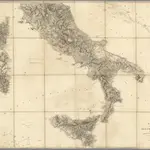 Composite Map:  Map of South Italy and Adjacent Coasts.