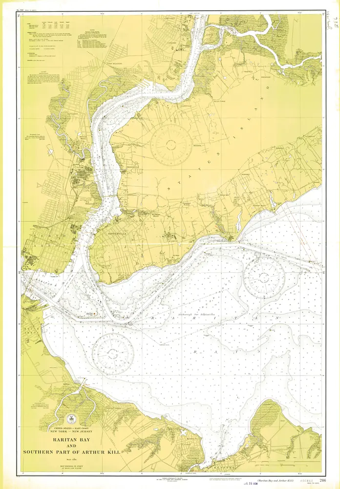 Raritan Bay and Southern Part of Arthur Hill