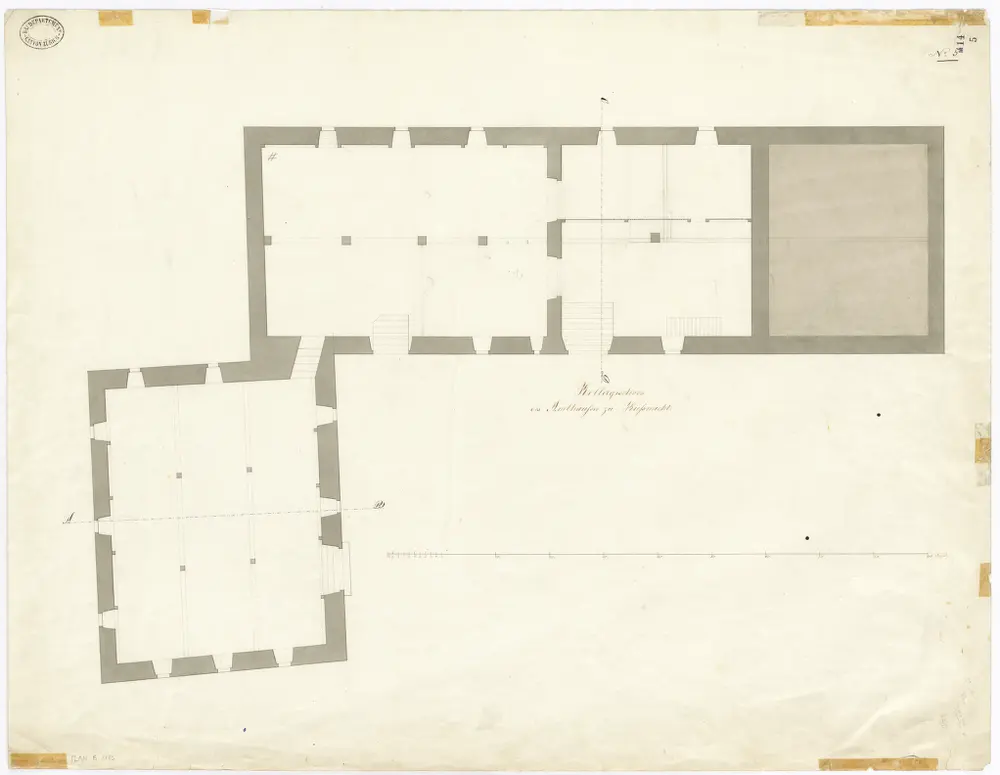 Küsnacht: Amtshaus, Keller; Grundriss