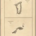 Island of Goro (Koro), Feejee (Fiji) Group.  Island of Kantavu (Kadavu), Feejee (Fiji).