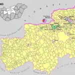 Siedlungsgebiet der Slowaken nach dem Nachbarschaftsindex für Mittel-Transdanubien 1980