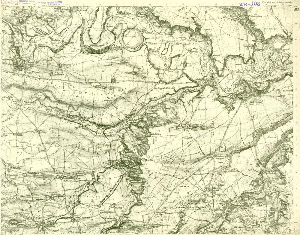 III. vojenské mapování 3851/3