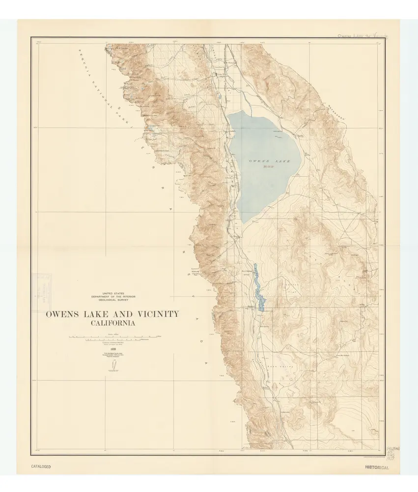 Owens Lake and vicinity, California