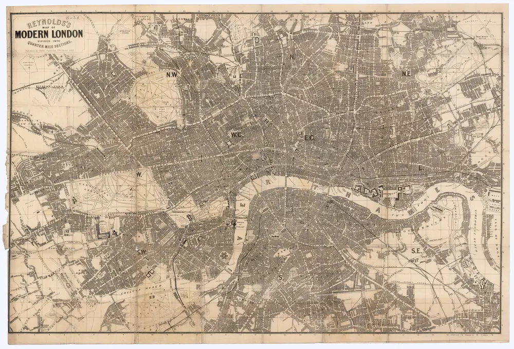 Reynolds's map of modern London