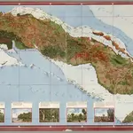 Mapa de los Paisajes de Cuba.