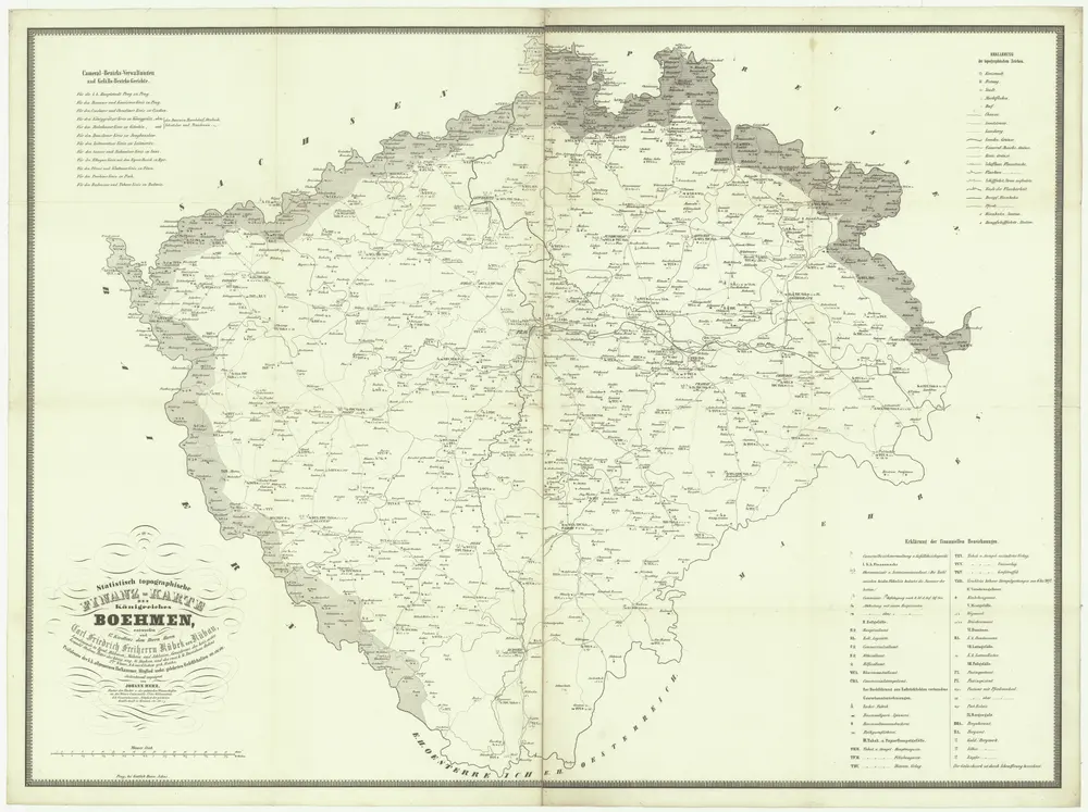 Statistisch topographische Finanz-Karte des Königreiches Boehmen