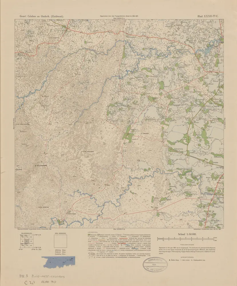 [Lampoko] / opgenomen door den Topografischen Dienst in 1924-1927