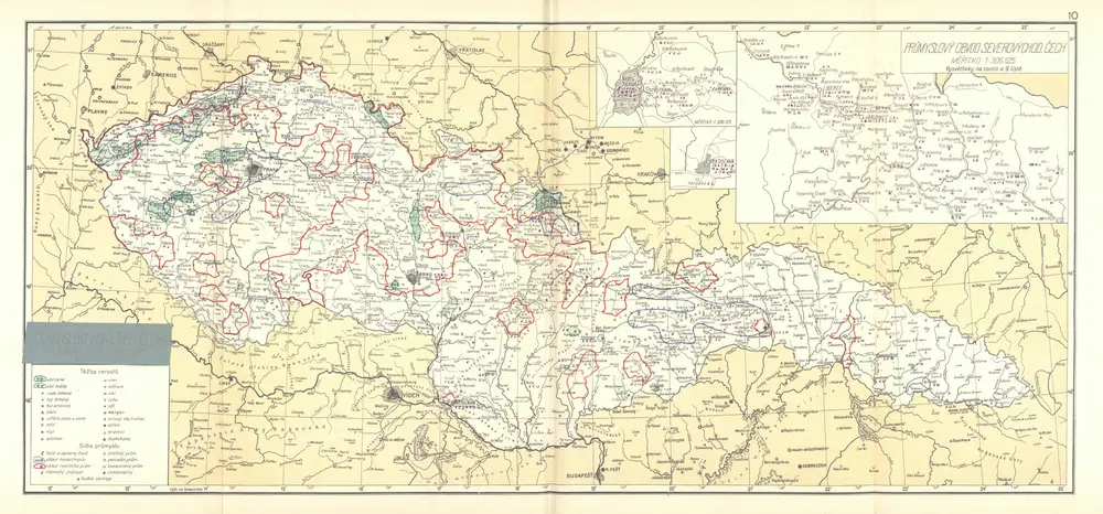 F.B. Škorpila Zeměpisný atlas pro měšťanské školy, mapa ze strany: 10